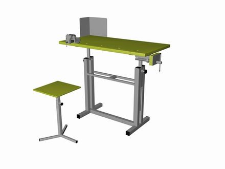 Верстак комбинированный ВК-1(пр) ученический