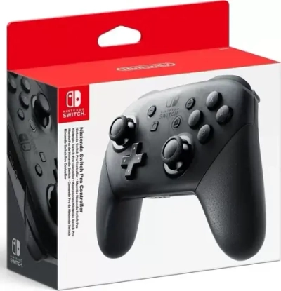 Беспроводной геймпад Pro Controller Black (Черный) для Nintendo Switch