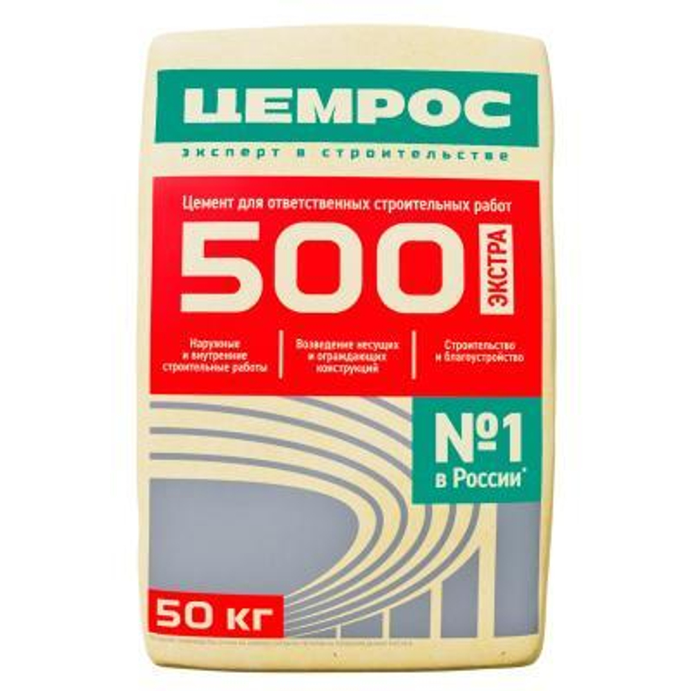 Цемент М- 500 50 кг ЦЕМРОС