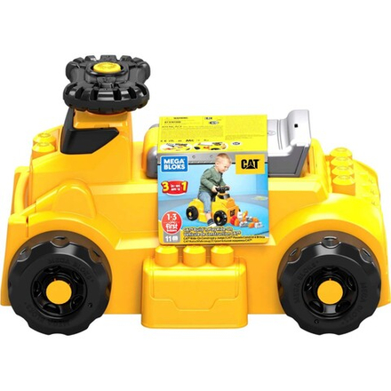 Fisher-Price Mega Bloks CAT - Транспортное средство + 10 блоков HDJ29