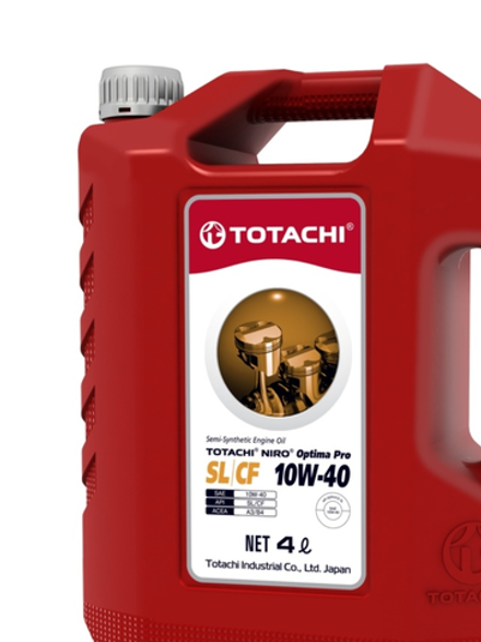 Масло моторное TOTACHI NIRO Optima Pro Semi-Synthetic 10W-40 SL/CF пласт. 4л