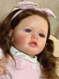 Кукла Реборн мягконабивная 60см в пакете (FA-334)