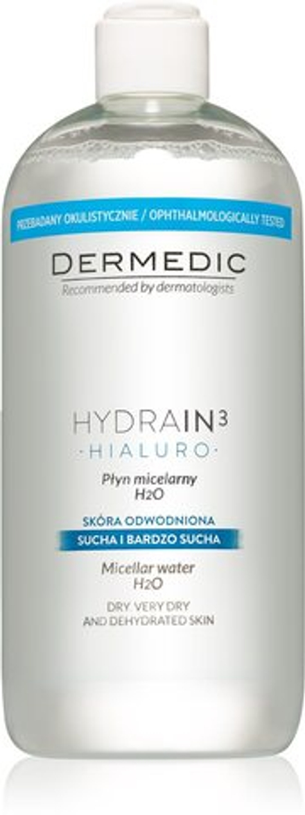 Dermedic Hydrain3 Hialuro - мицеллярная вода /   500  ml  / GTIN 5906739783113
