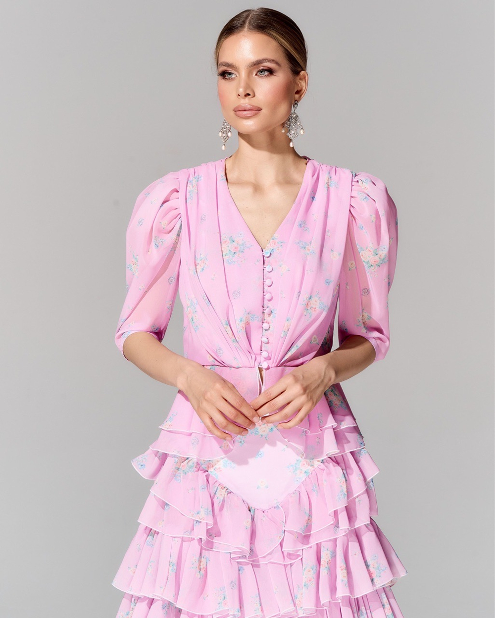 Блуза из премиального шифона