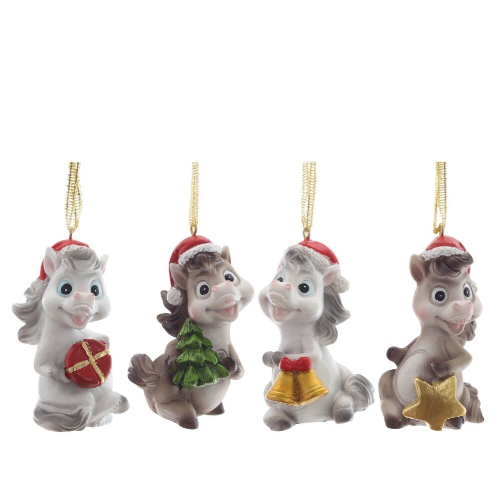 GAEM Фигурка декоративная подвесная "Лошадка", L4,5 W4 H7 см, 4в.