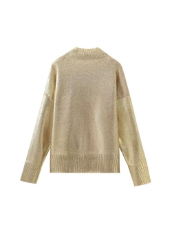 Свитер золотистый