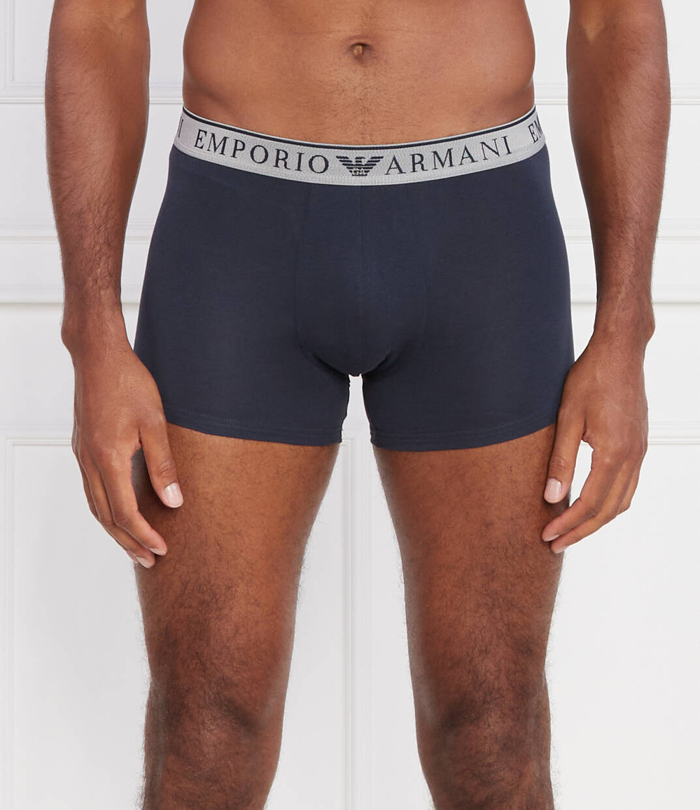 Трусики-боксеры 2шт. Emporio Armani - темно-синий(111769 3F720)