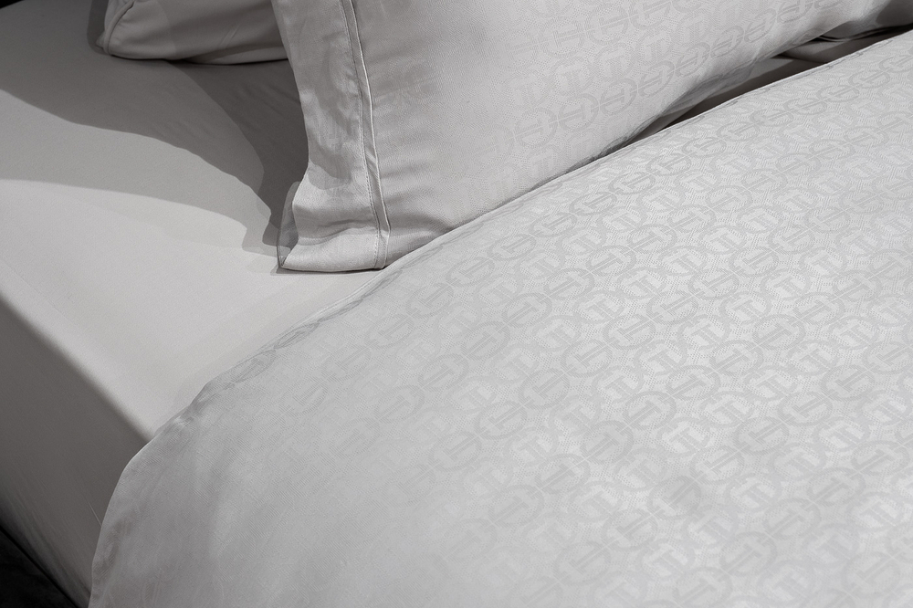 Постельное белье 1.5 спальное Garda Decor Гарда серое