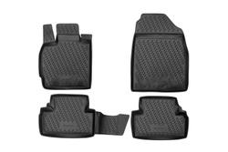 Коврики Standard, в салон для MAZDA CX-7 (Рестайлинг), 2009-2012, 4 шт., кросс. (полиуретан, чёрные) Element.CARMZD00019