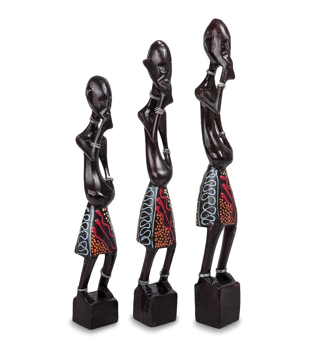 Decor and Gift В1-0377 Статуэтка АБОРИГЕН, набор 3 шт.