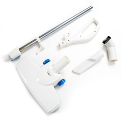 Пылесос 1000 Вт Циклон 2 в 1 DELTA DL-0849 белый с голубым