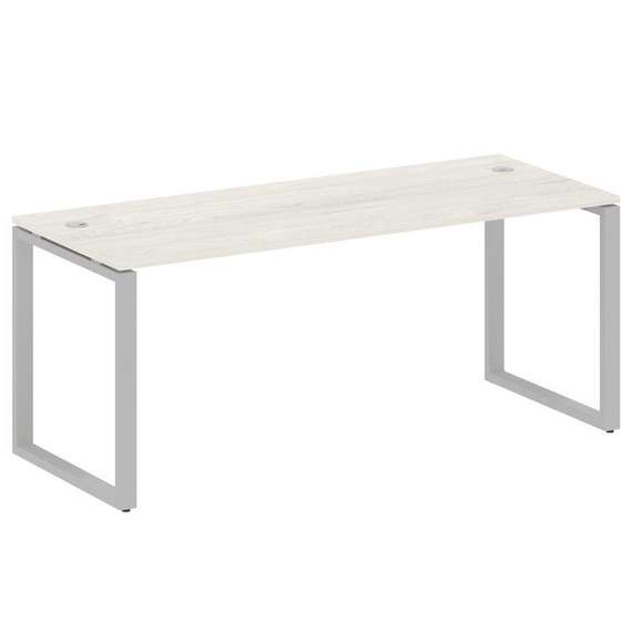 Metal System Стол письменный на О-образном м/к БО.СП-5 Дуб Наварра/Металл Серый 1800*720*750