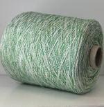 6380 - AVIA S.p.A.; 100% вискоза; 460м/100гр; col. 7448, цвет: скрутка из нитей зелёного и белого цвета; S702; МР