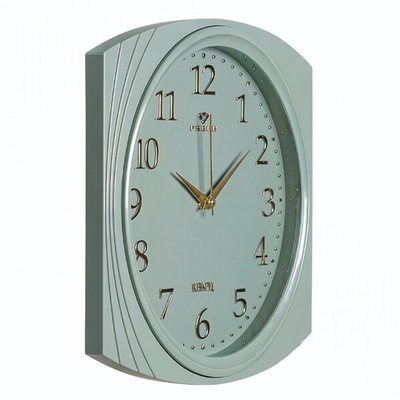 2832-007 Часы настенные прямоугольные 27,5х31,5 см, корпус оливковый "Классика" Рубин