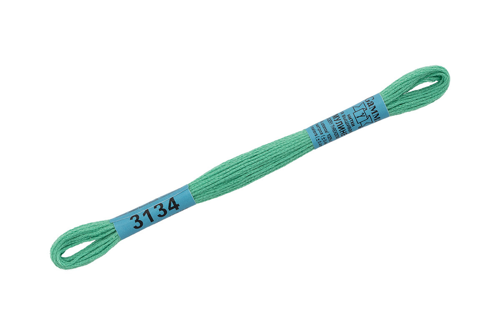 Мулине "Gamma", 100% хлопок , 8 м, №3134