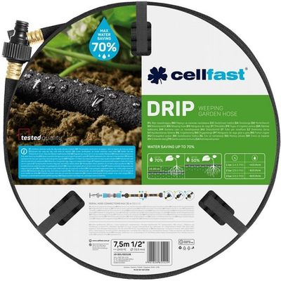 Шланг CELLFAST DRIP сочащийся 1/2" 30 м   19-004