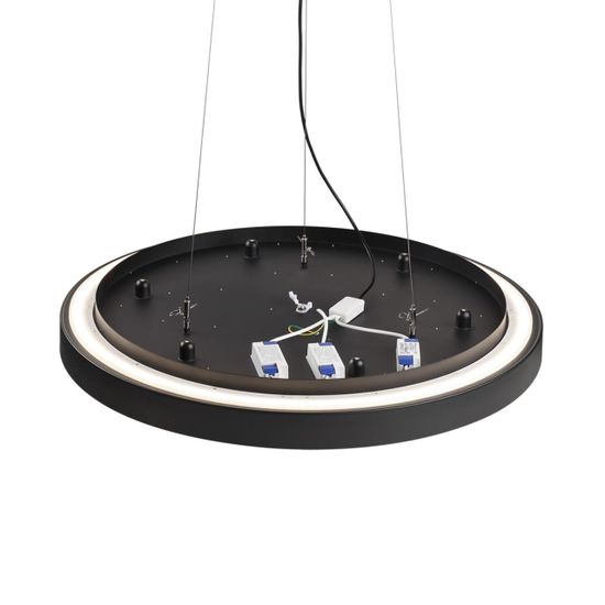 7756 (7758)/L SN 539 Подвесное крепление для светильника QUASAR LED металл/черный 1,5м QUASAR