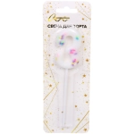 Свеча для торта Цифра Сладость «3» 11 см