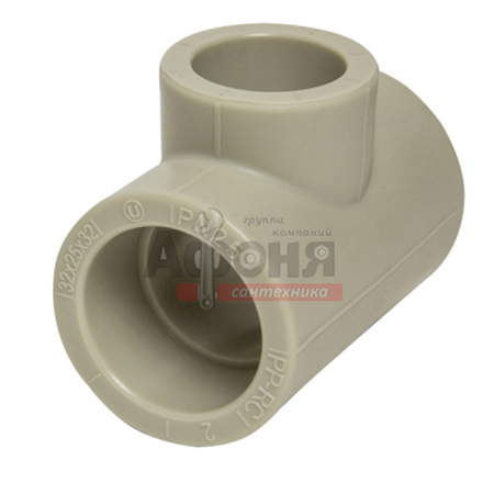 Тройник переходной 32х25х32 VRT® СЕРЫЙ (Россия)