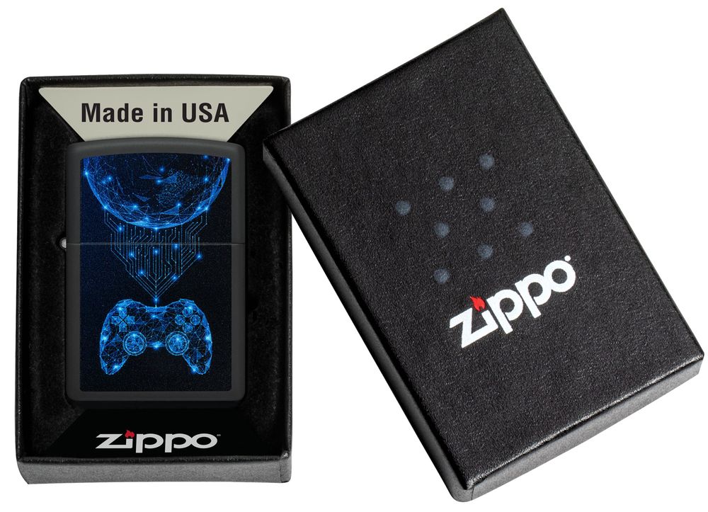 Зажигалка Zippo Gaming с покрытием Black Matte (48912) 6