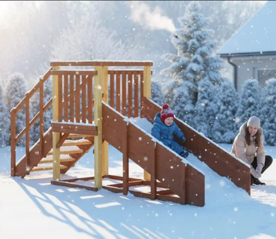 Зимняя горка Савушка Зима 1