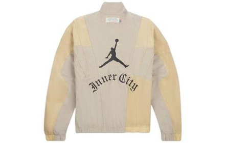 Jordan x HTG Crossover Contrast Color Stitching Logo Stand Collar Jacket Asia Edition, DJ7976-236