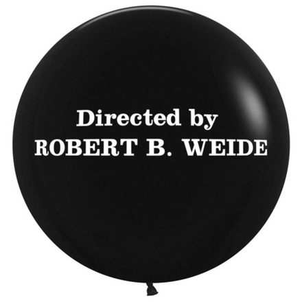 Воздушные шары Дон Баллон с рисунком Режиссер чёрный, 1 шт. размер 24" #612889