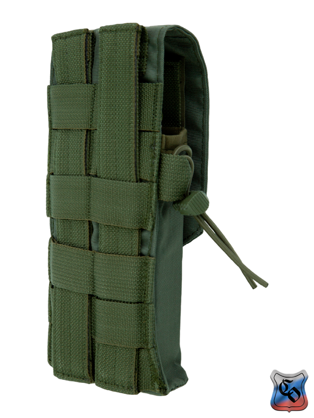 Подсумок SSO 1АК103 MOLLE с кнопками, липучкой и утяжкой. Олива