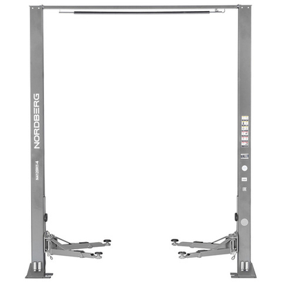 NORDBERG (N4120H1E-4G) Подъемник 2х стоечный 380В, г/п 4т, с верхней синхронизацией, H=4.0 м, с электростопорами
