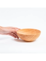 Деревянная тарелка из Кедра коллекция "Лотос"