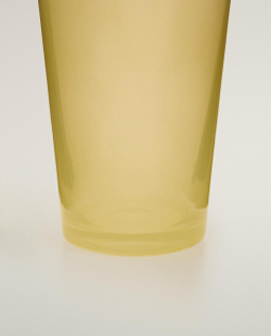 Zara Home стакан из стекла, цвет зелёный, 11 см