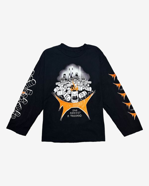 Лонгслив One Against A Thousand черный - фото 1