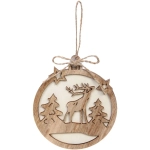 Подвеска «Снежинка - Лес» 10*11 см