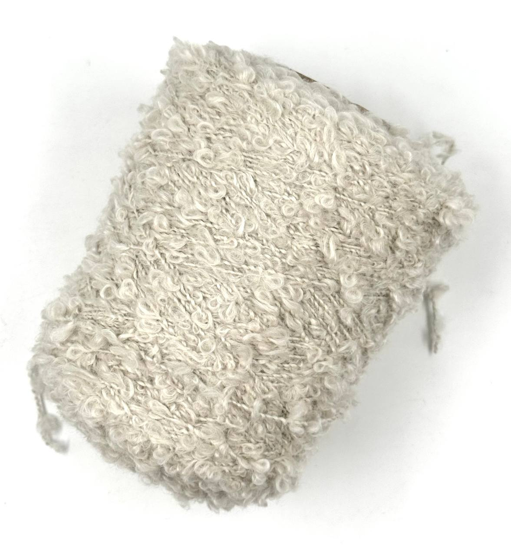 Biagiolli Modesto Бэби-як 76% меринос 19% па 5% 250 м в 100 гр белый туман