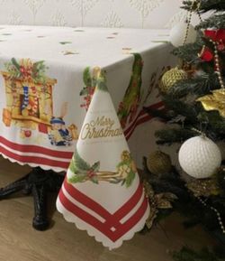 Скатерть НОВЫЙ ГОД 150/220 ЛИКВИ!