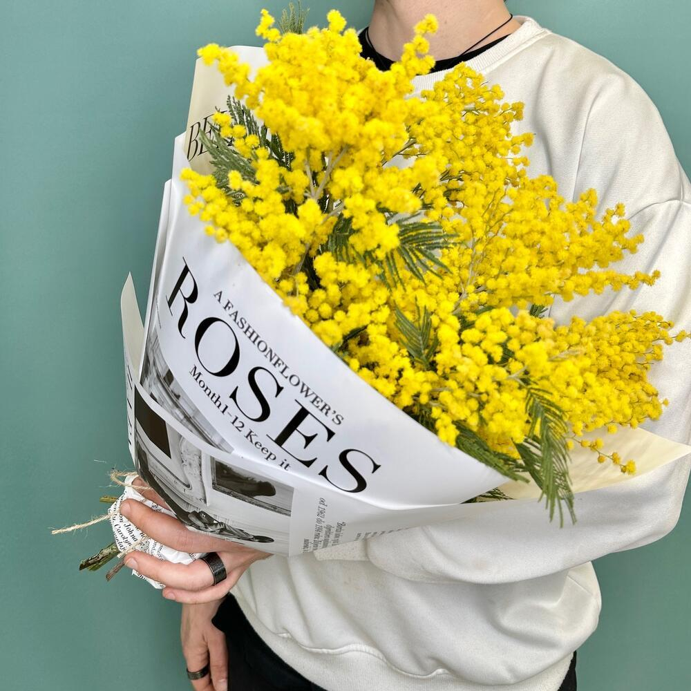 «Аромат весны» Букет мимозы