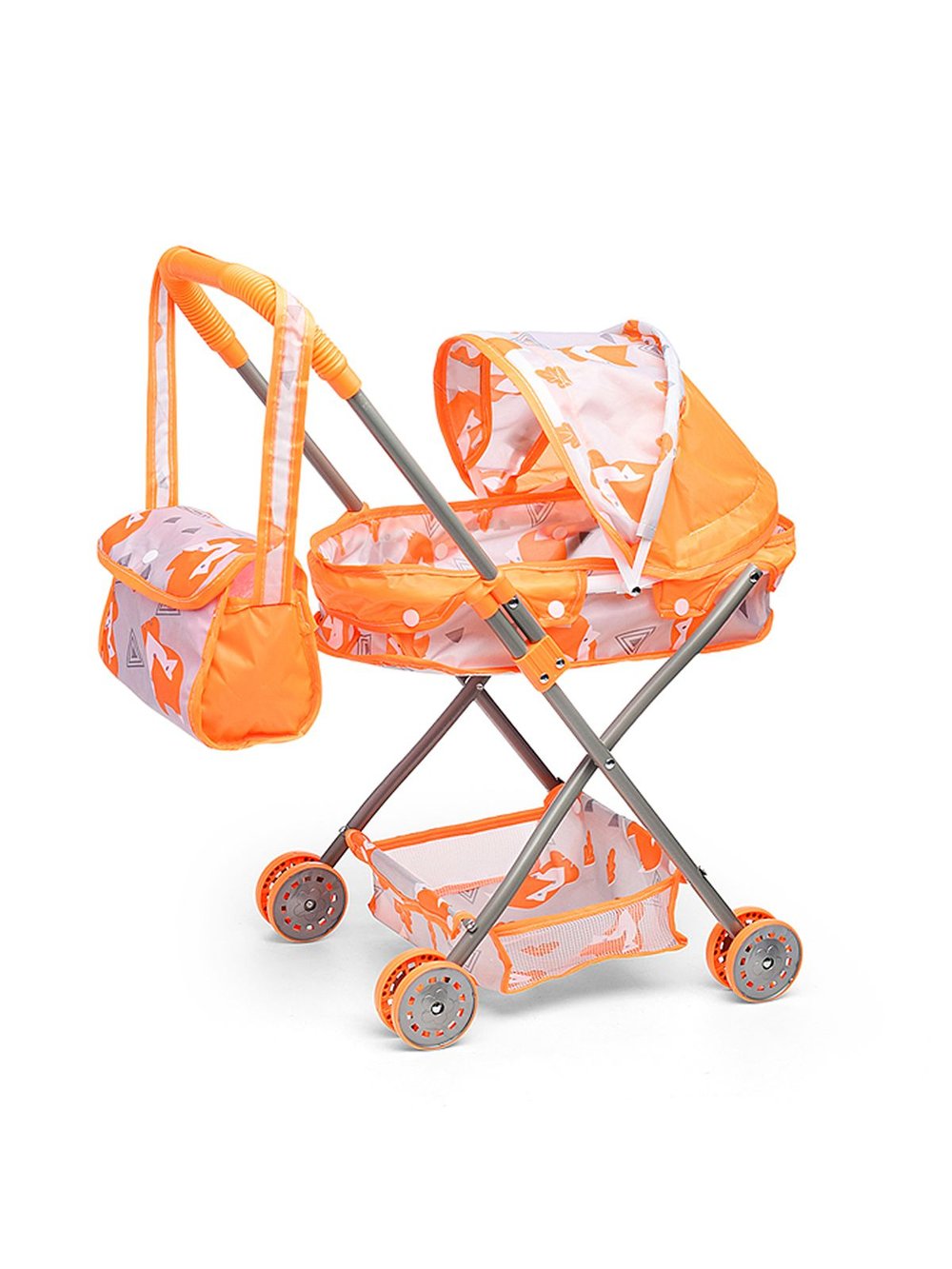 Игровой набор, коляска для кукол с сумкой (CS7916G)