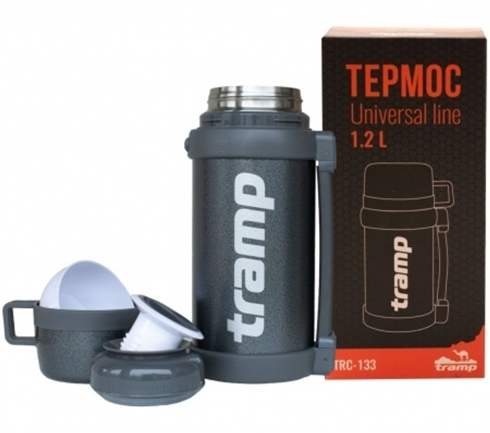 Термос Universal 1.2 л, TRC-133, серый