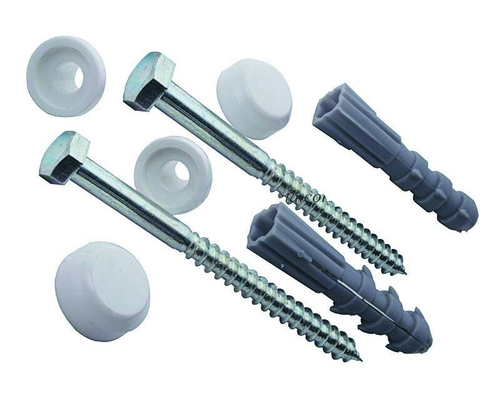 Крепление унитаза к полу в сборе с болтами и заглушками, L 100мм, (шт.)