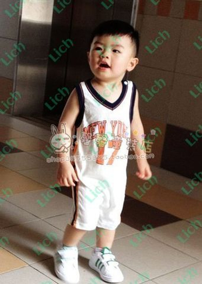 Песочник детский без рукавов с надписью NEW YORK 17