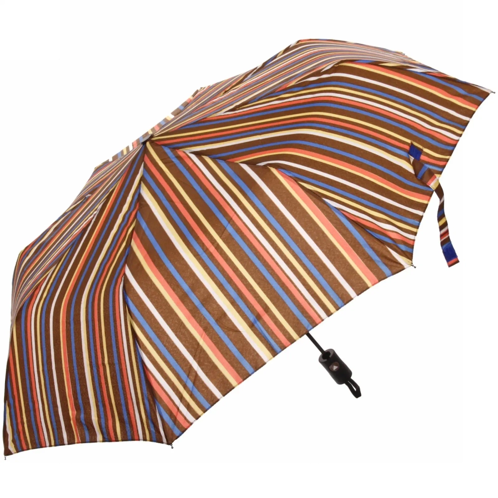 Зонт женский полуавтомат «Ultramarine- Артемида», микс 6 цветов, 8 спиц, d-100см, длина в слож. виде 28см, голубые цветы