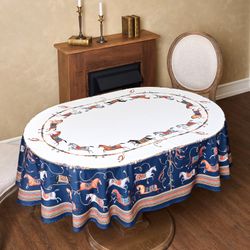 СКАТЕРТЬ ОВАЛЬНАЯ "PASSAGE"140Х180СМ ,БЕЛЫЙ, 100% ХЛОПОК,ТВИЛ, ПРОПИТКА