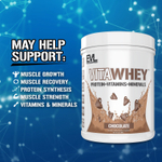 EVLution Nutrition, VitaWhey, шоколад, 596 г (21 унция)