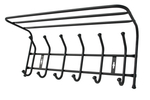 Вешалка настенная ВП6 арт.ВП6/Ч 6 крючков (черный)
