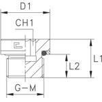 Заглушка V (Ш) М48х2