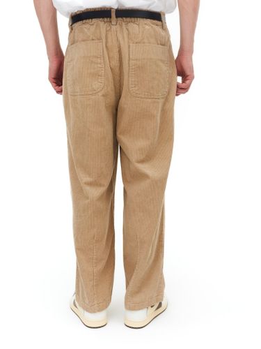 Мужские вельветовые брюки HEATHEN бежевого цвета