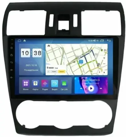Магнитола для Subaru Forester, Impreza, XV 2012-2015 - Parafar PF995UHD на Android 13, QLED, ТОП процессор, 8Гб+128Гб, CarPlay, 4G SIM-слот