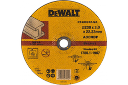 Круг отрезной по металлу INDUSTRIAL (230х22,2 мм) DEWALT DT42601Z