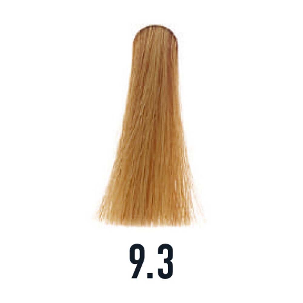 9.3 крем-краска ICE Permanent очень светлый блонд золотистый - 100 мл.