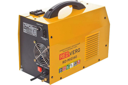 Сварочный бестрансформаторный аппарат REDVERG RD-MIG140 полуавтомат 6632721